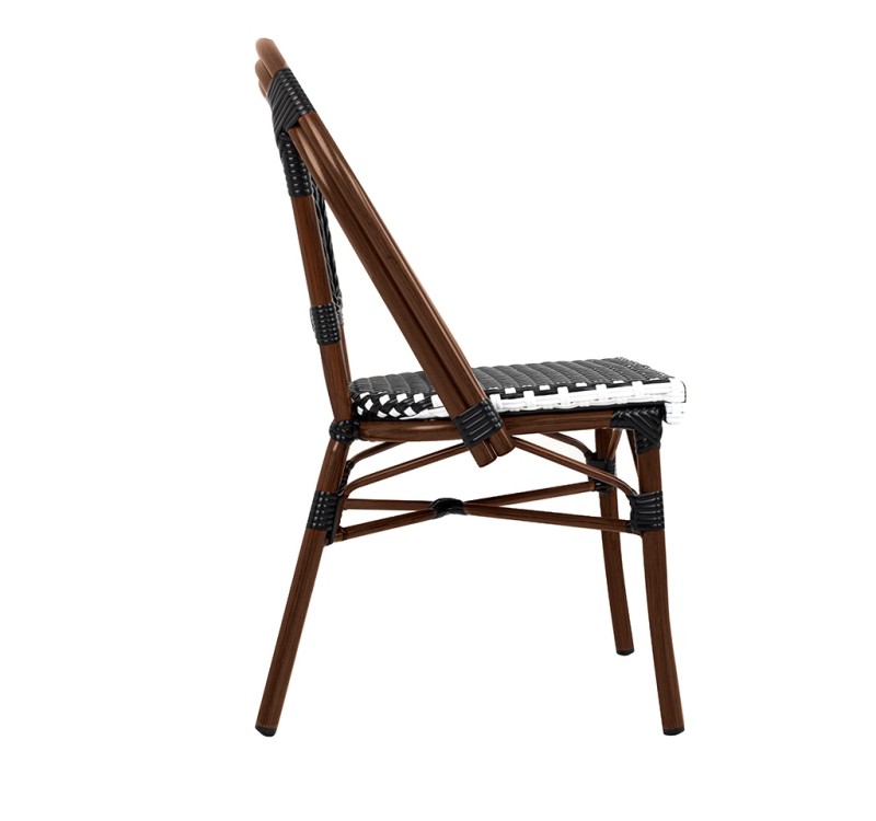 Krzesło ogrodowe CAFE PARIS brązowe       rattan