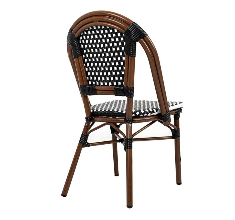 Krzesło ogrodowe CAFE PARIS brązowe       rattan