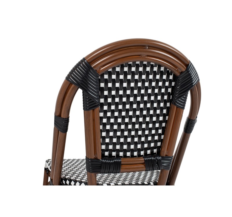 Krzesło ogrodowe CAFE PARIS brązowe       rattan