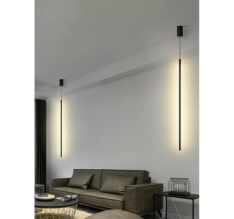 MOOSEE lampa wisząca OMBRE 80 czarna