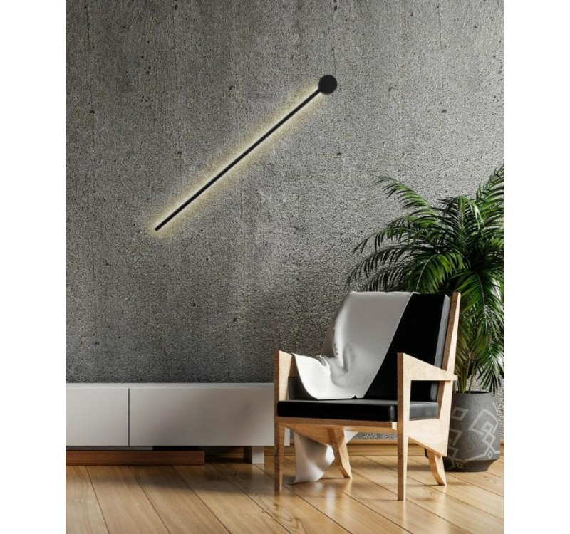 MOOSEE lampa ścienna OMBRE 60 czarna