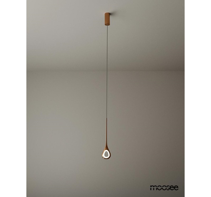 MOOSEE lampa wisząca VUELO miedziana