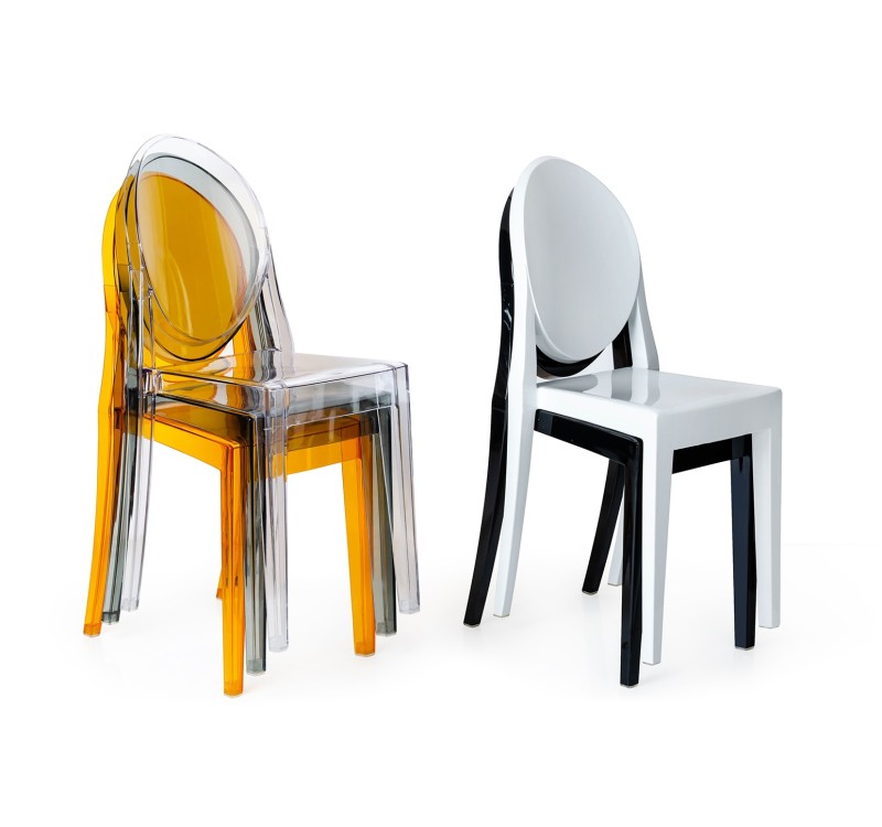 Krzesło VICTORIA transparentne - poliwęglan