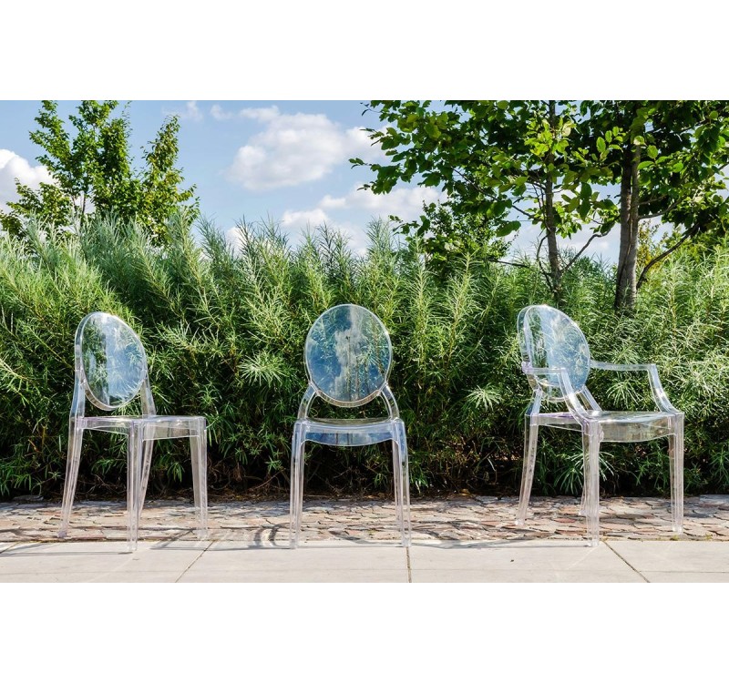 Krzesło VICTORIA transparentne - poliwęglan