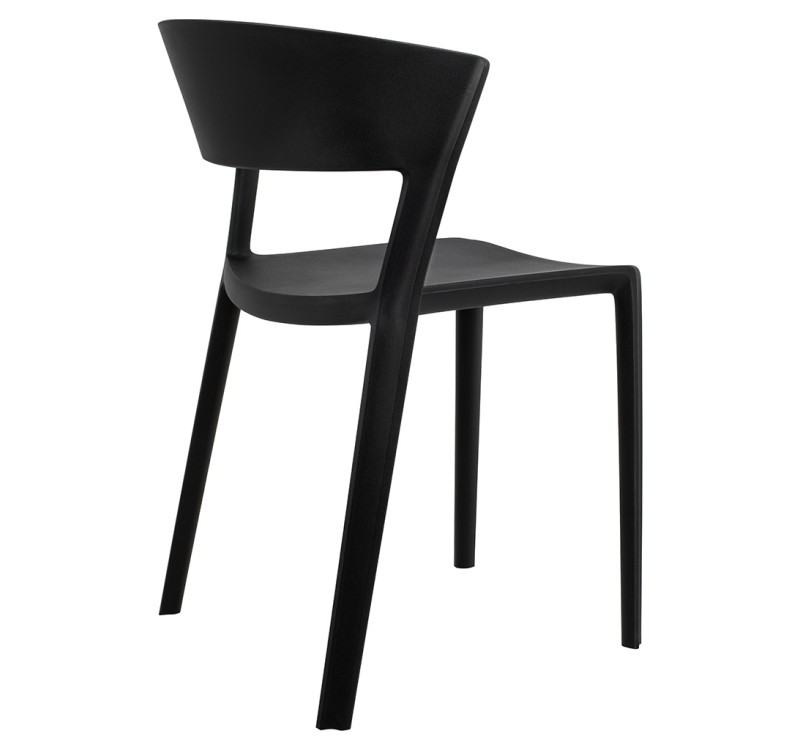 Krzesło JASPER czarne - polipropylen