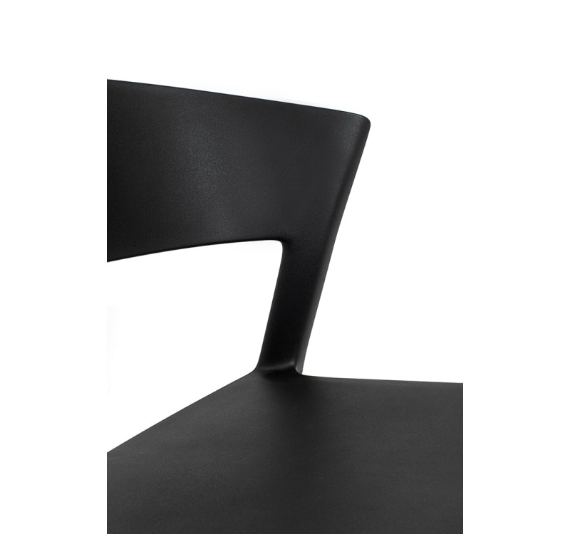 Krzesło JASPER czarne - polipropylen