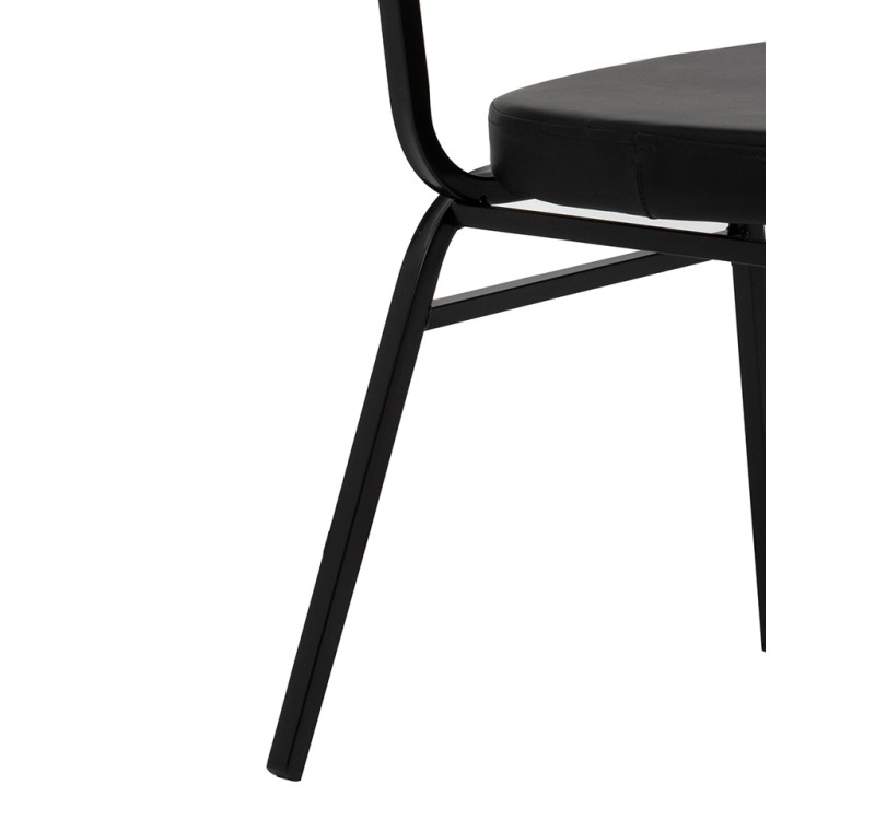 Krzesło bankietowe / konferencyjne HEBE   czarne