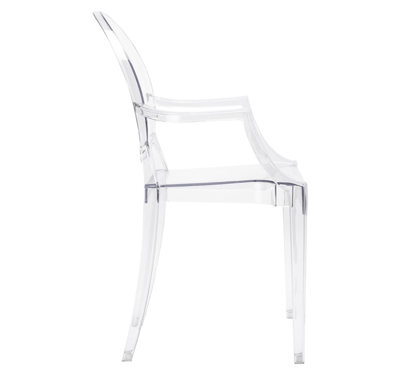 Krzesło LOUIS transparentne - poliwęglan