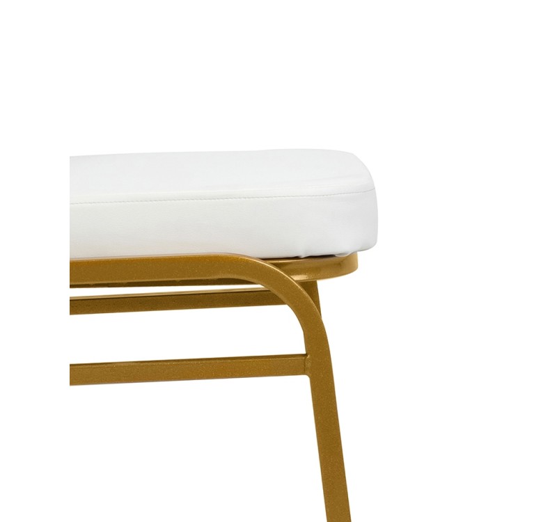 Krzesło bankietowe /konferencyjne HESTIA  białe / złote