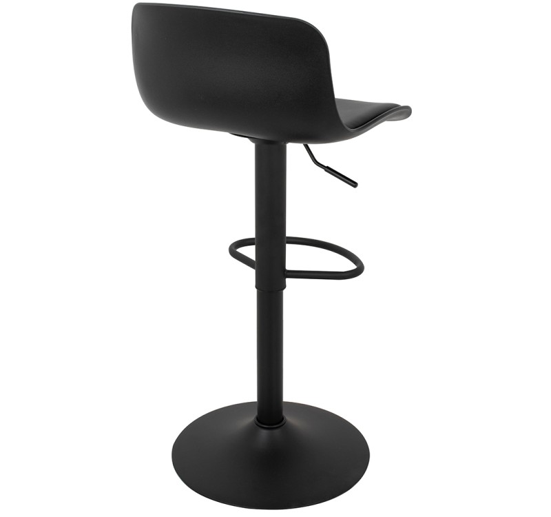 Krzesło barowe STOR TAP regulowane czarne