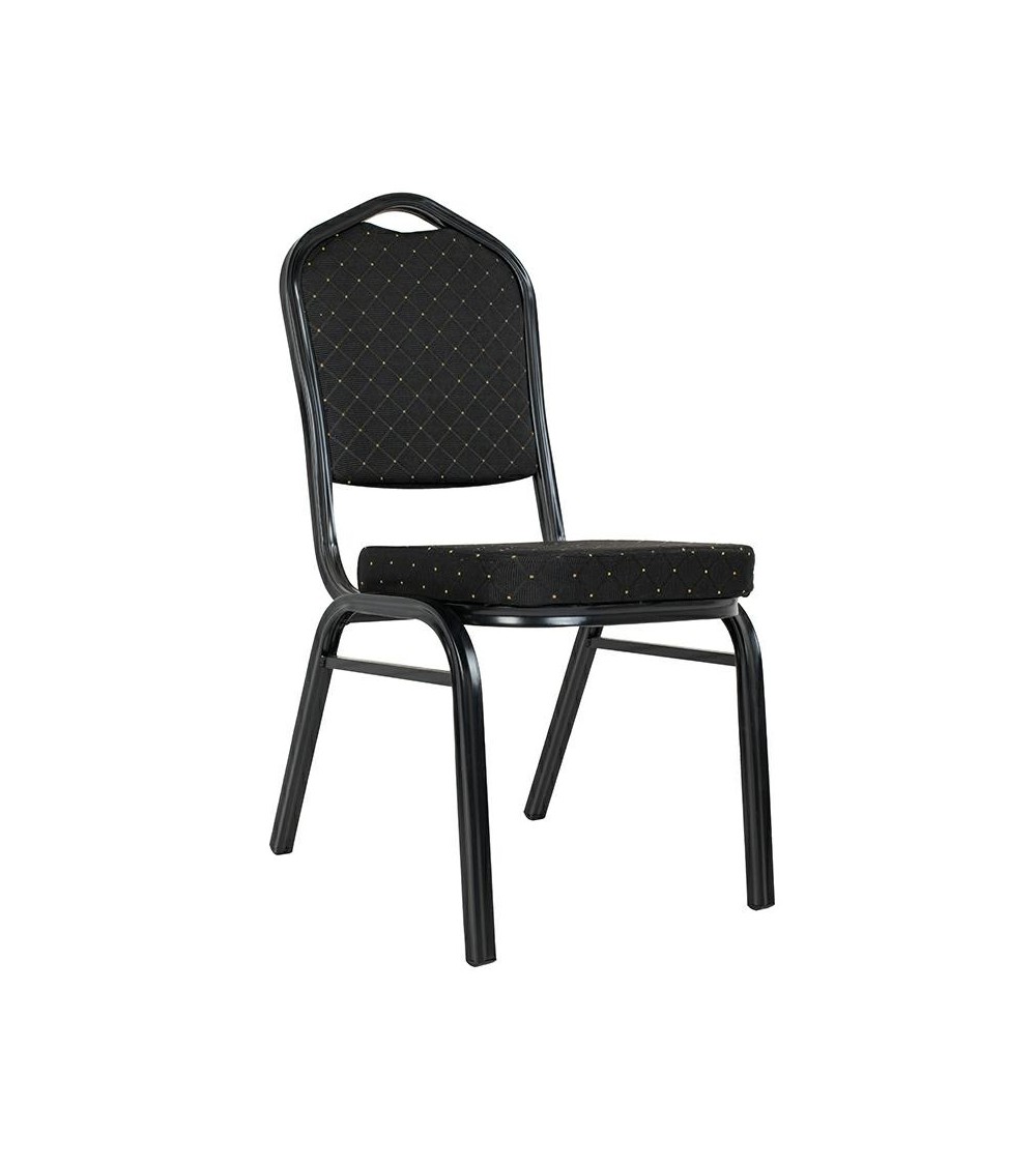 Krzesło bankietowe / konferencyjne HERON  czarne