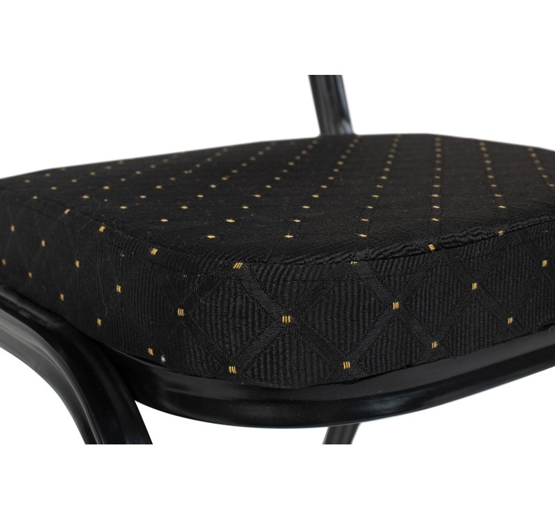 Krzesło bankietowe / konferencyjne HERON  czarne