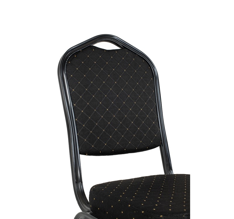 Krzesło bankietowe / konferencyjne HERON  czarne