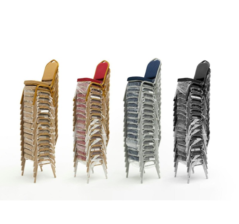 Krzesło bankietowe / konferencyjne HERON  czarne