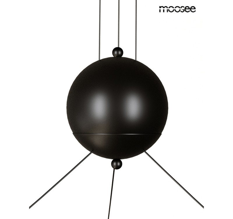 MOOSEE lampa wisząca OCTO 3 czarna