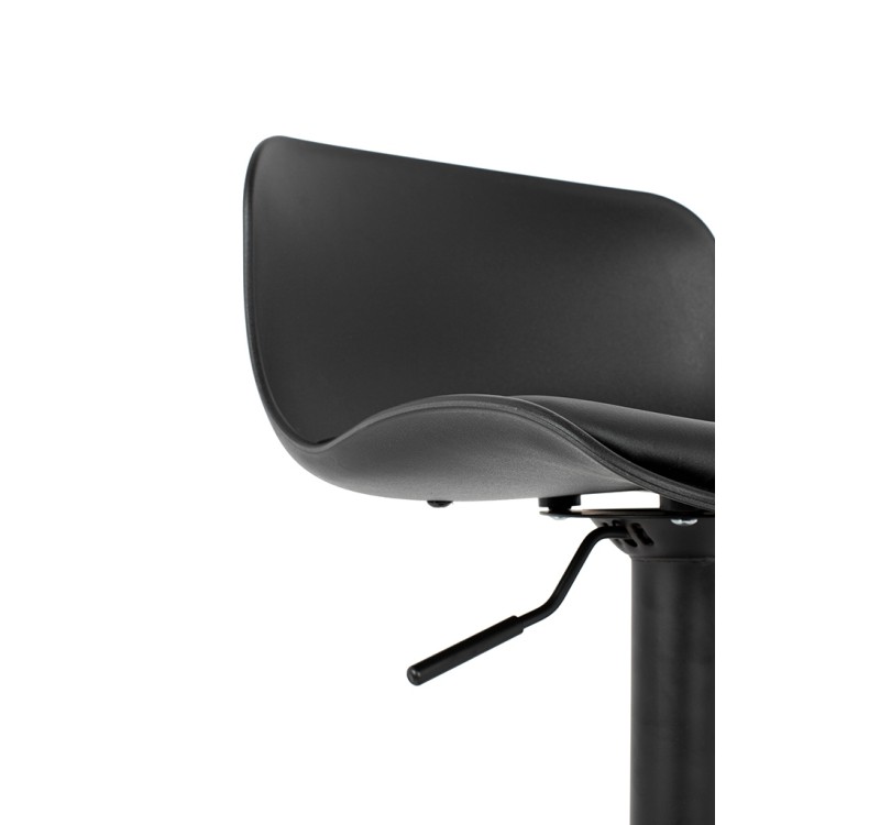 Krzesło barowe STOR TAP regulowane czarne