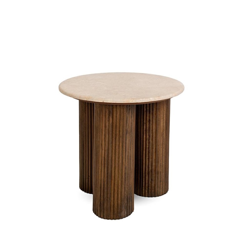 MaMaison stolik RAGNO marmur / drewno