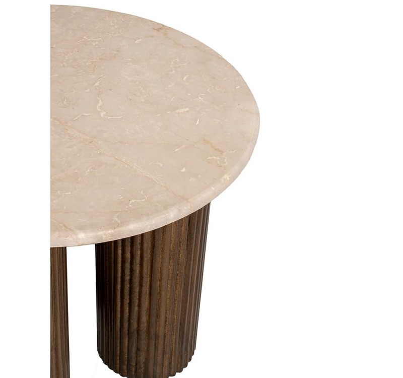 MaMaison stolik RAGNO marmur / drewno