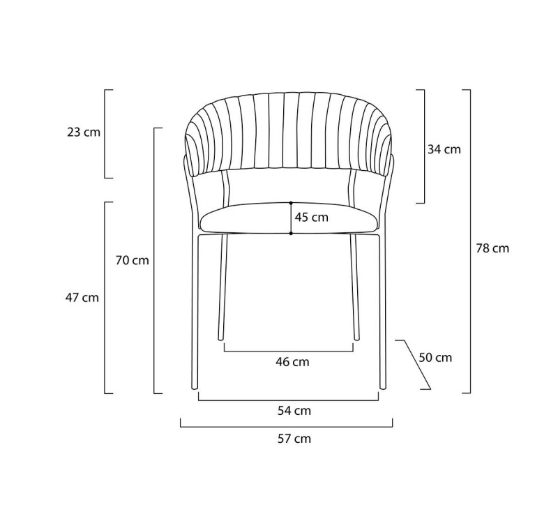 Krzesło MARGO ciemny zielony - welur, podstawa złota