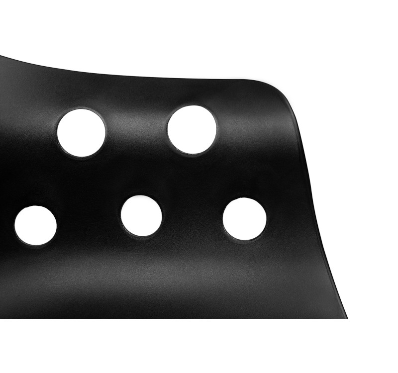 Krzesło JASON czarne - polipropylen, metal