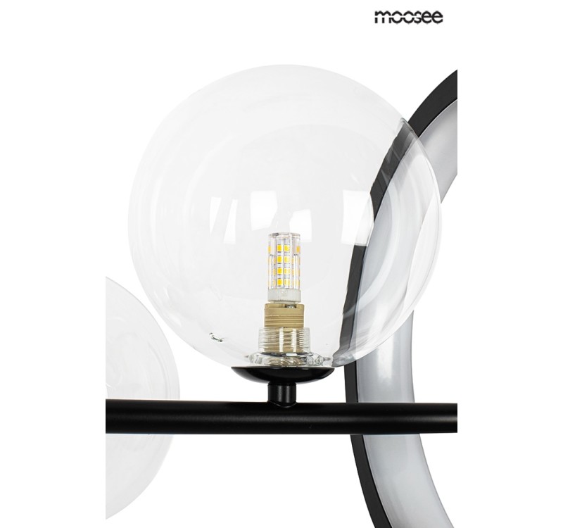 MOOSEE lampa wisząca ALURE LINE 120 czarna