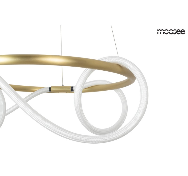 MOOSEE lampa wisząca SERPIENTE 60 złota
