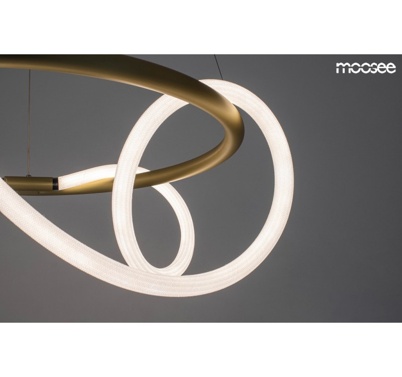 MOOSEE lampa wisząca SERPIENTE 60 złota