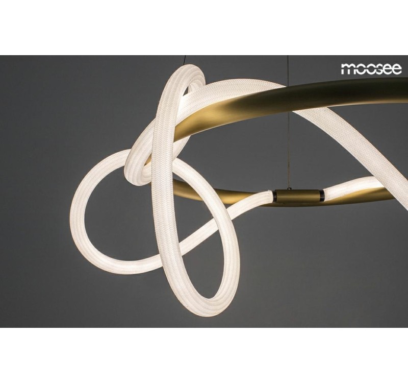 MOOSEE lampa wisząca SERPIENTE 60 złota