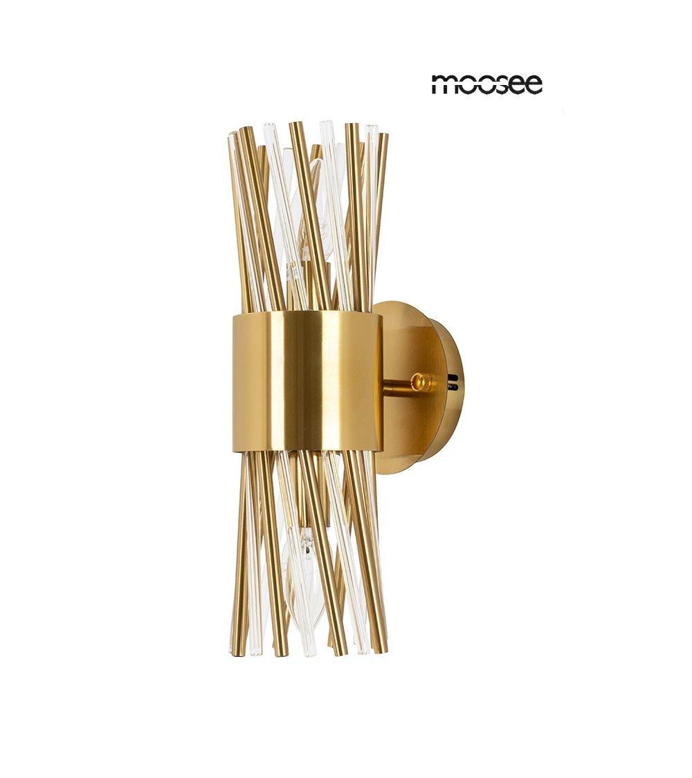 MOOSEE lampa ścienna LORENZO złota
