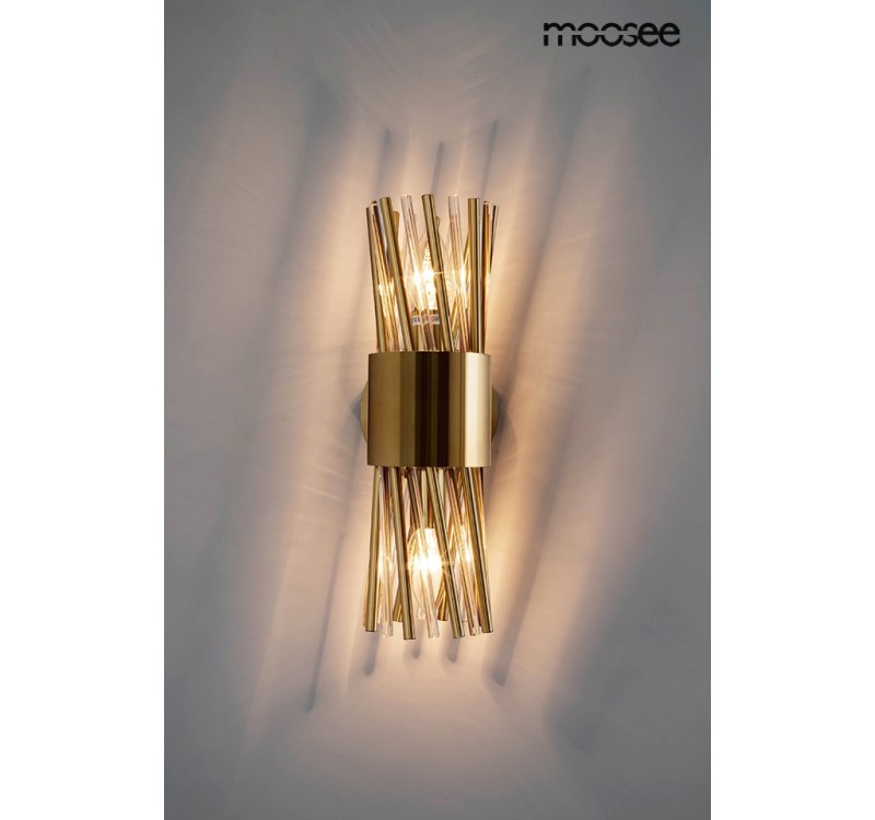 MOOSEE lampa ścienna LORENZO złota
