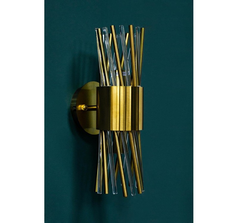 MOOSEE lampa ścienna LORENZO złota