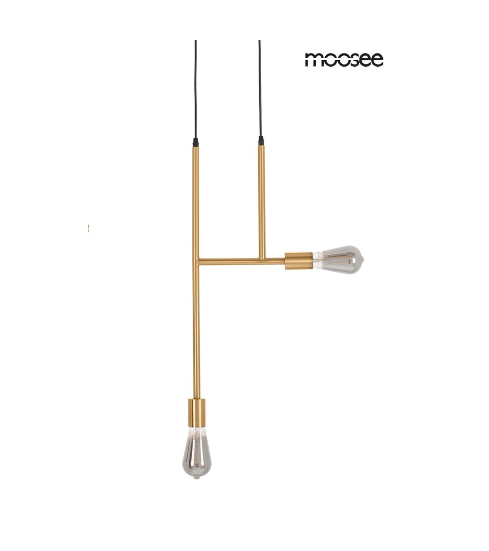 MOOSEE lampa wisząca RIVA 2 złota