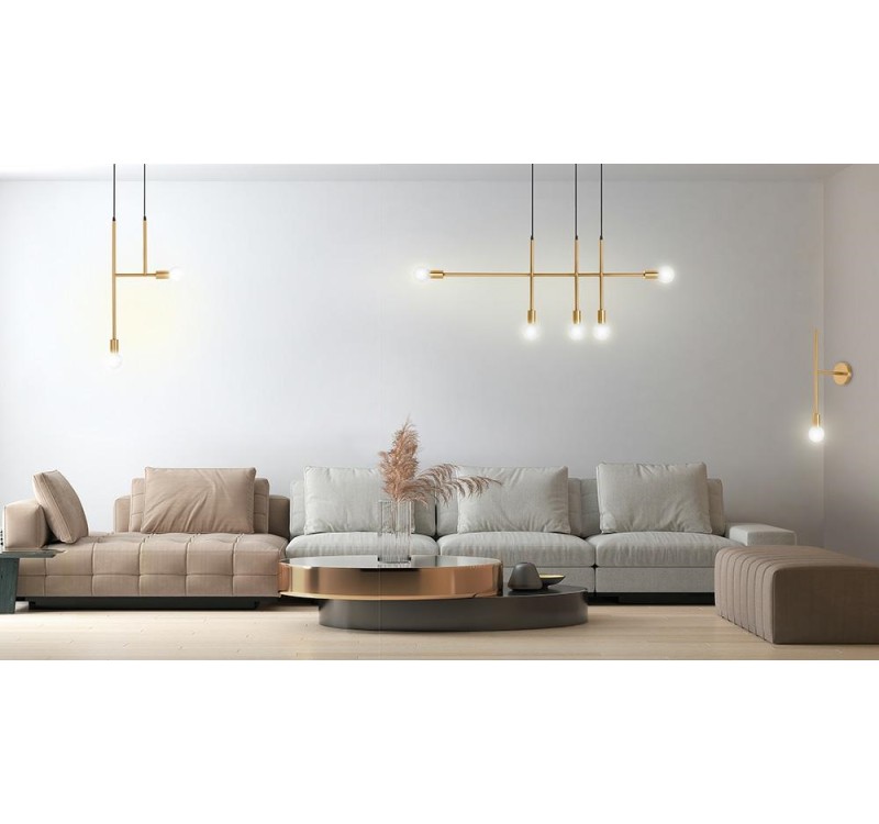 MOOSEE lampa wisząca RIVA 2 złota