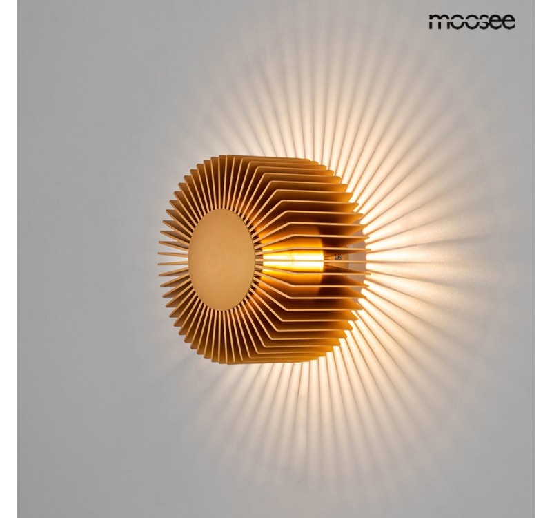 MOOSEE lampa ścienna SUNNY złota