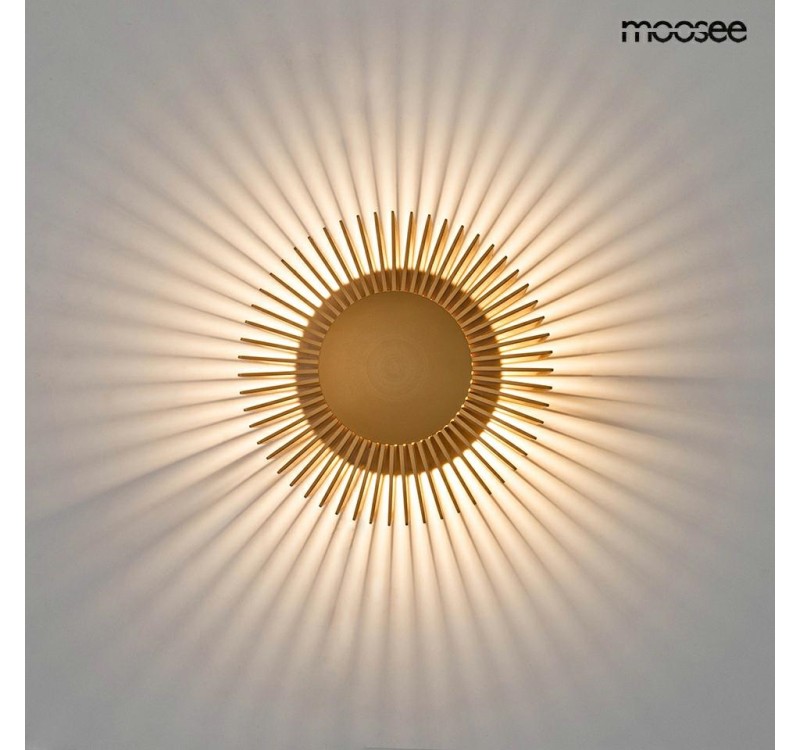 MOOSEE lampa ścienna SUNNY złota