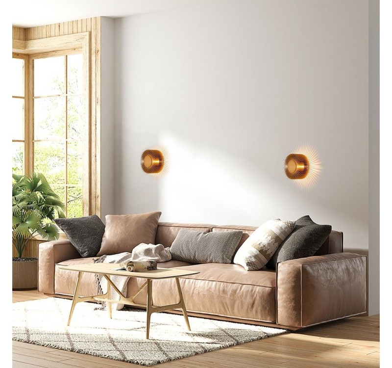 MOOSEE lampa ścienna SUNNY złota