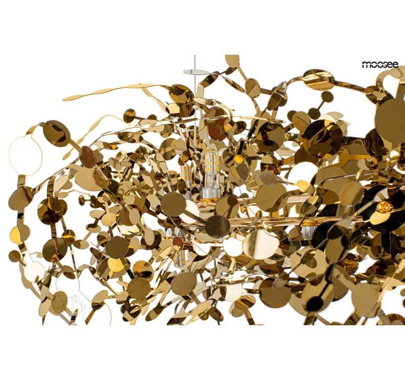 MOOSEE lampa wisząca MONETE 80 złota