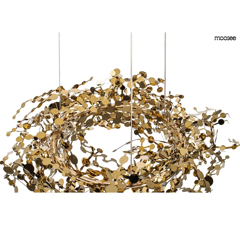 MOOSEE lampa wisząca MONETE 80 złota