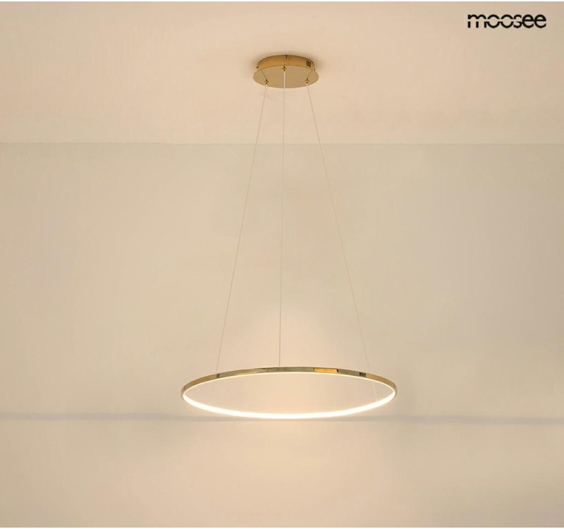 MOOSEE lampa wisząca RING SLIM 40 złota