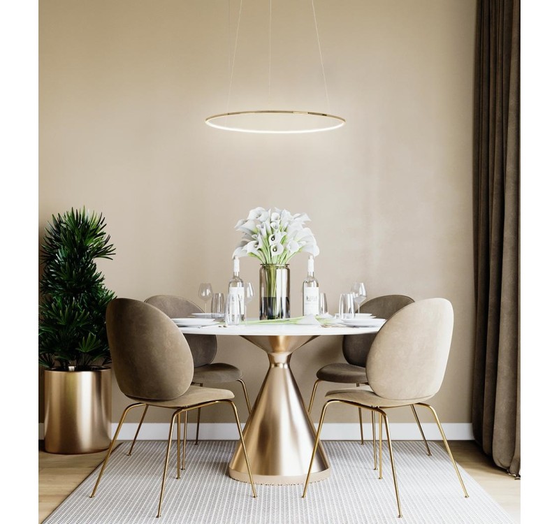 MOOSEE lampa wisząca RING SLIM 40 złota