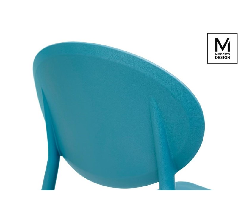 MODESTO krzesło FLEX morskie - polipropylen