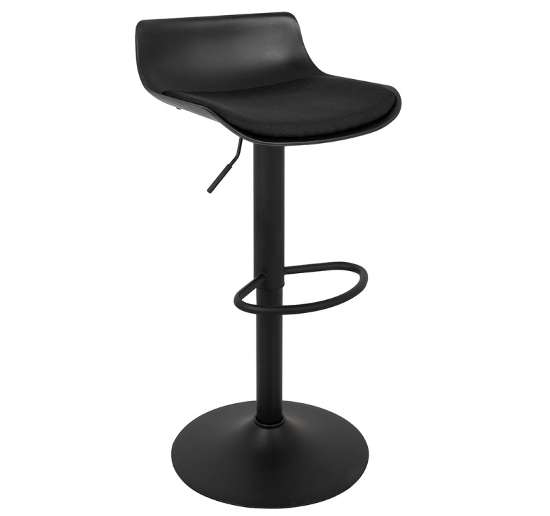 Krzesło barowe SNAP BAR TAP regulowane czarne