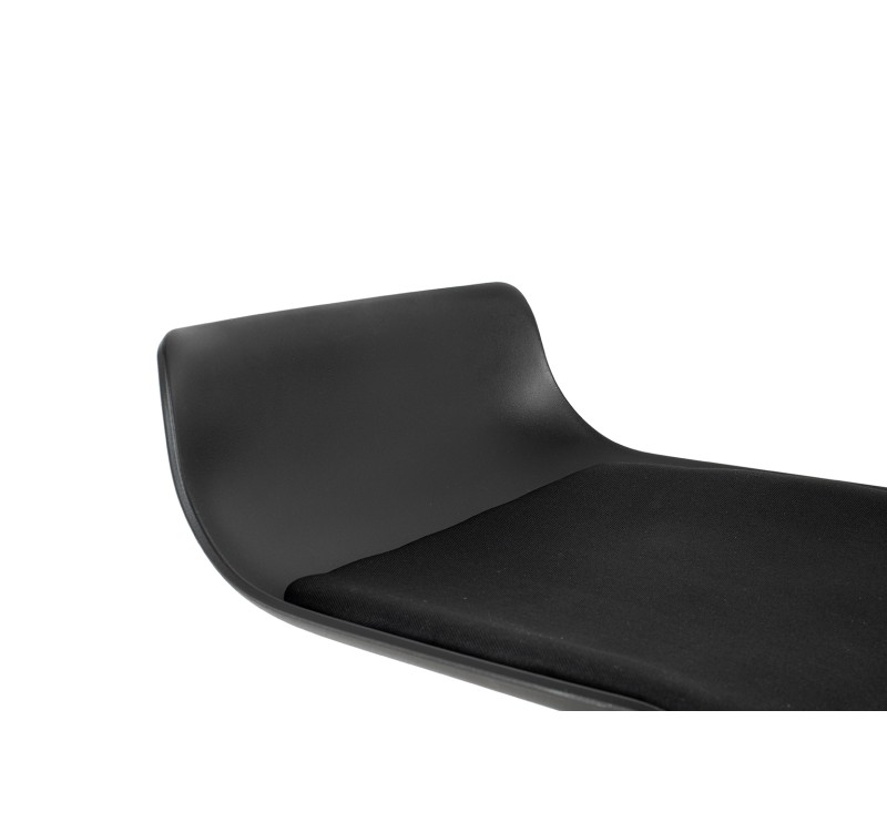 Krzesło barowe SNAP BAR TAP regulowane czarne