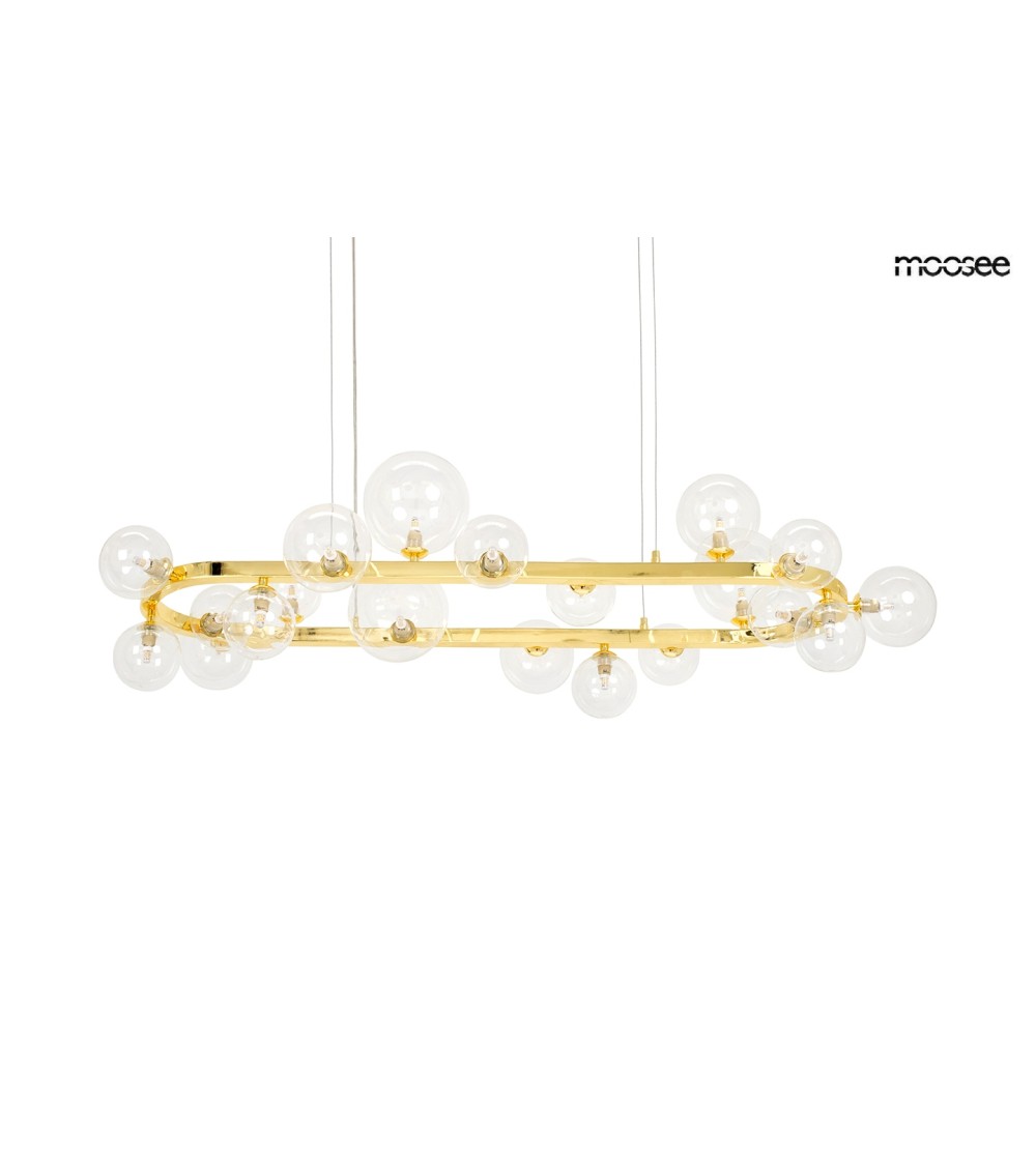 MOOSEE lampa wisząca ALURE OVAL 120       złota