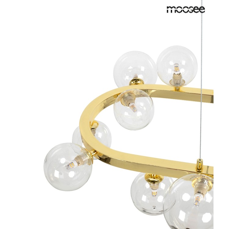 MOOSEE lampa wisząca ALURE OVAL 120       złota
