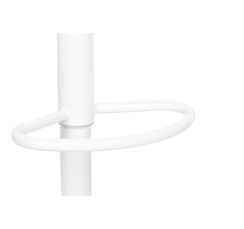 Krzesło barowe WRAPP regulowane białe