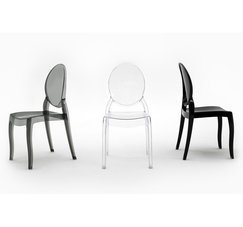 Krzesło ELIZABETH transparentne -  poliwęglan