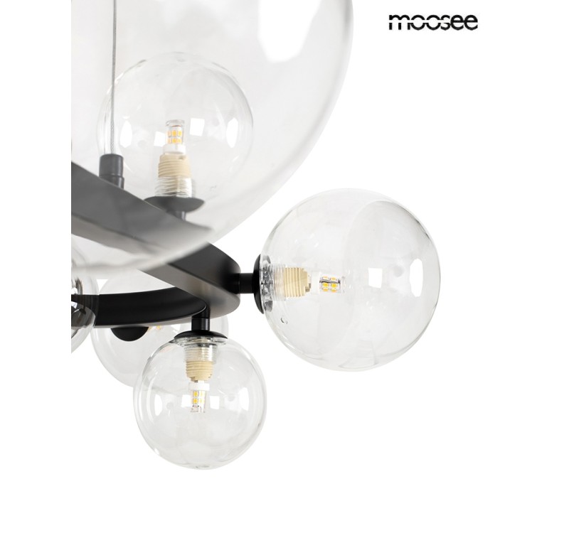 MOOSEE lampa wisząca ALURE OVAL 120       czarna