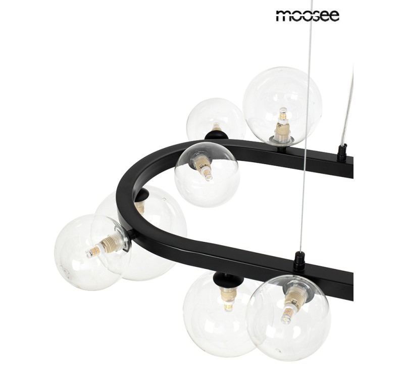 MOOSEE lampa wisząca ALURE OVAL 120       czarna