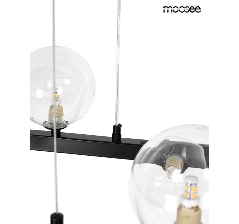 MOOSEE lampa wisząca ALURE OVAL 120       czarna